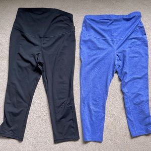 Old Navy Maternity Cropped Leggings - M (set of 2)